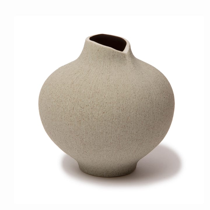 Line Vase - Sand grey, medium - Lindform