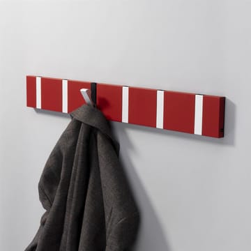 Loca Knax Garderobenleiste 80 cm - Rot-grau - LoCa