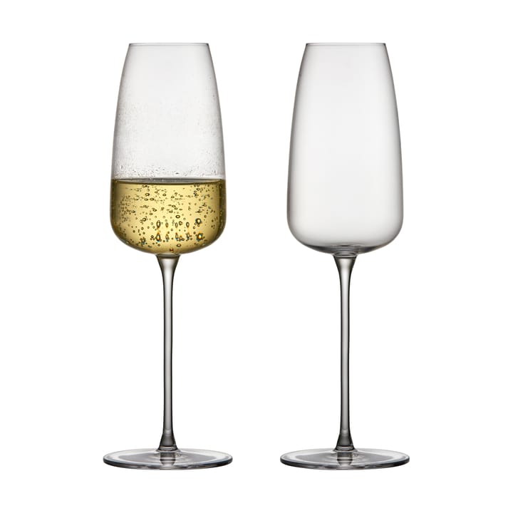 Veneto Champagnerglas 36 cl 2er Pack - Clear - Lyngby Glas