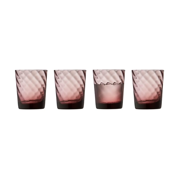 Vienna Wasserglas 30 cl 4er Pack - Pink - Lyngby Glas