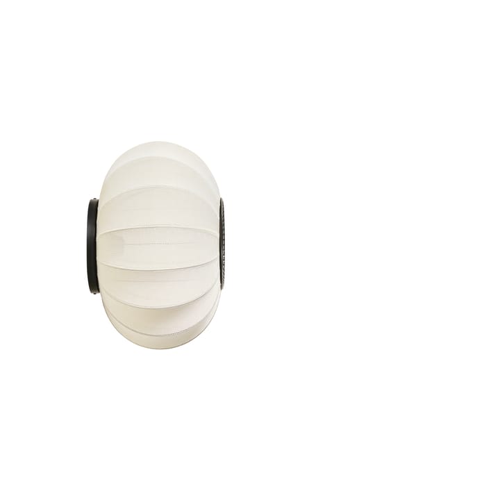 Knit-Wit 45 Oval Wand- und Deckenleuchte - Pearl white - Made By Hand
