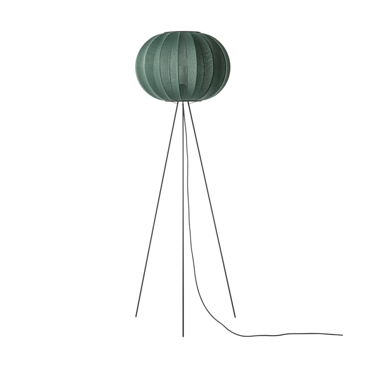 Knit-Wit 45 Round High Stehleuchte - Tweed green - Made By Hand