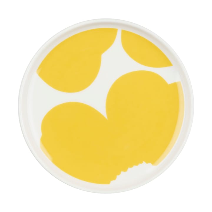 Iso Unikko Schale Ø13,5 cm - White-spring yellow - Marimekko