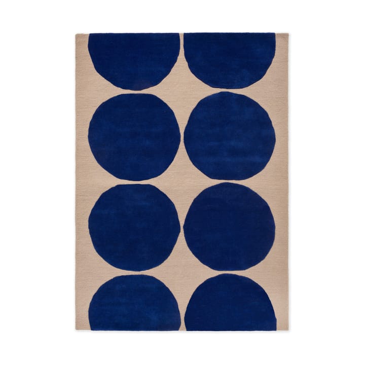 Isot Kivet Wollteppich - Blue, 140x200 cm - Marimekko