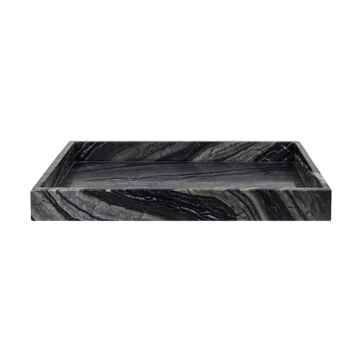 Marmor Dekorationstablett groß 30x40 cm - Black-Grey - Mette Ditmer