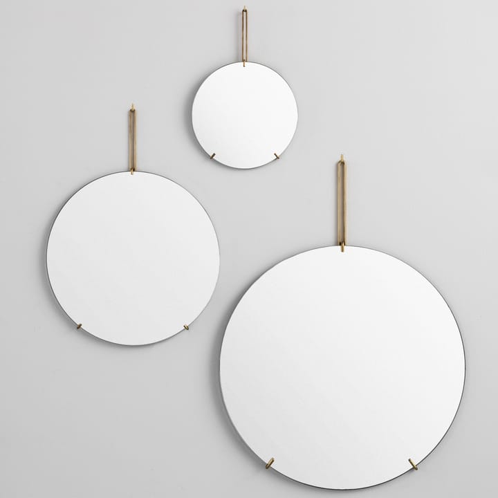 Moebe Wall mirror Ø 30cm - Messing - MOEBE