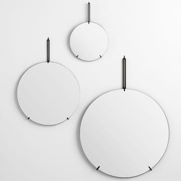 Moebe Wall mirror Ø 30cm - Schwarz - MOEBE