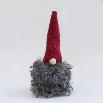 Weihnachtsmann aus Wolle klein - Rote Mütze - Monikas Väv & Konst