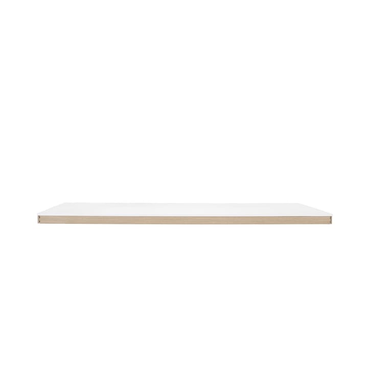 Linear System Middle Modultisch - White laminate-ABS-Oak - Muuto