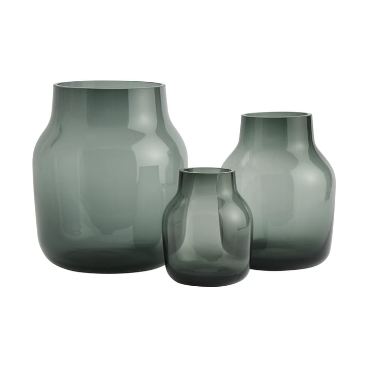 Silent Vase Ø11cm - Dark Green - Muuto