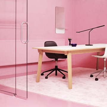 Form chair drehbar, 5W Bürostuhl - Rot, Aluminium, Rollen - Normann Copenhagen