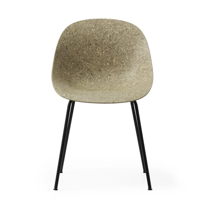 Mat Chair Stuhl - Seaweed-black steel - Normann Copenhagen
