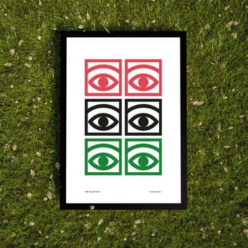 Ögon drei Augenpaare Poster - 50 x 70cm - Olle Eksell