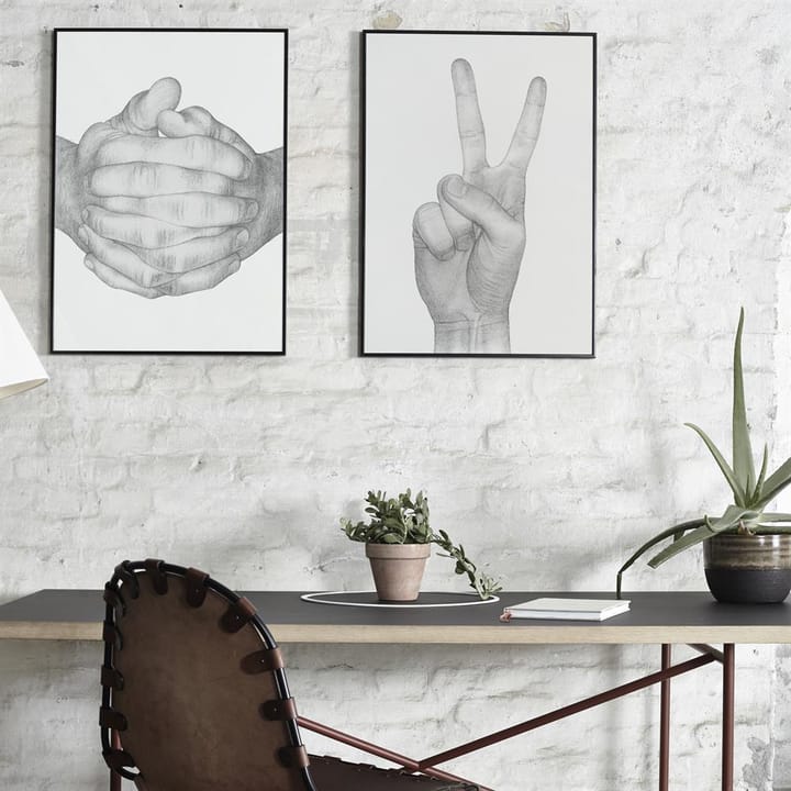 Folded Hands Poster - 50 x 70cm - Paper Collective
