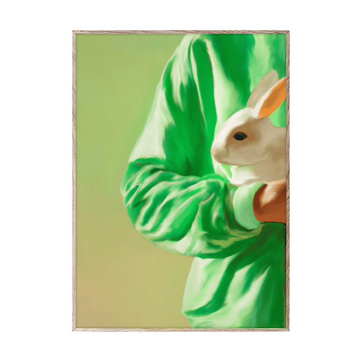 White Rabbit Poster - 50 x 70cm - Paper Collective