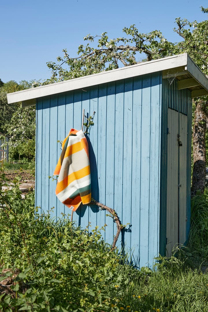 Mikkel Decke 135x200 cm - Orange - Røros Tweed