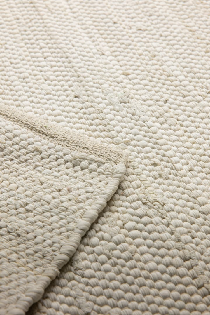 Cotton Teppich 140 x 200cm - Desert white (weiß) - Rug Solid