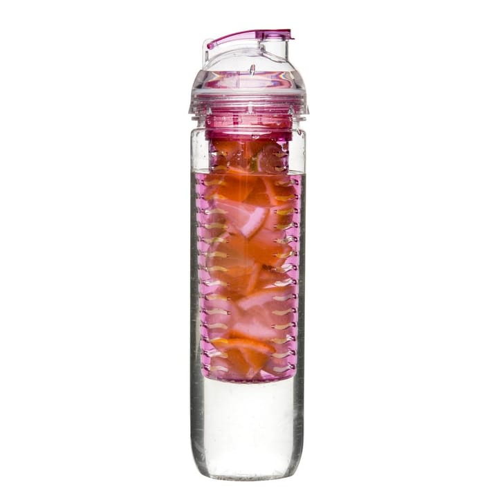 Fresh Flasche mit Fruchtkolben 80cl - Rosa - Sagaform