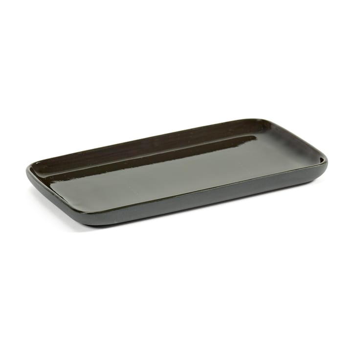 Cose Tablett rechteckig S 9,8 x 16,2 cm - Dark Grey - Serax