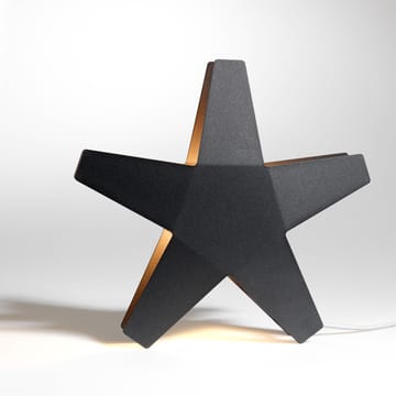 Advent Stjärna Adventsstern - Grau, 40cm, hellgraues Textilkabel - SMD Design
