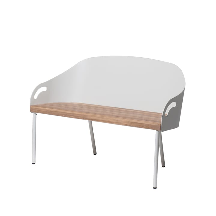Brunnsviken Sofa - Weiß/Eiche - SMD Design