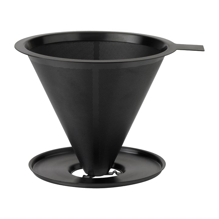 Nohr slow brew feinmaschiger Kaffeetrichter - Black metallic - Stelton