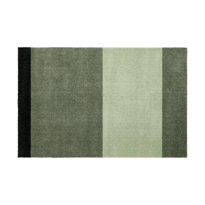 Stripes by tica, horizontal, Fußabstreifer - Green, 60 x 90cm - Tica copenhagen