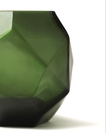 Bjork Windlicht Ø9x10 cm - Green - Tinted