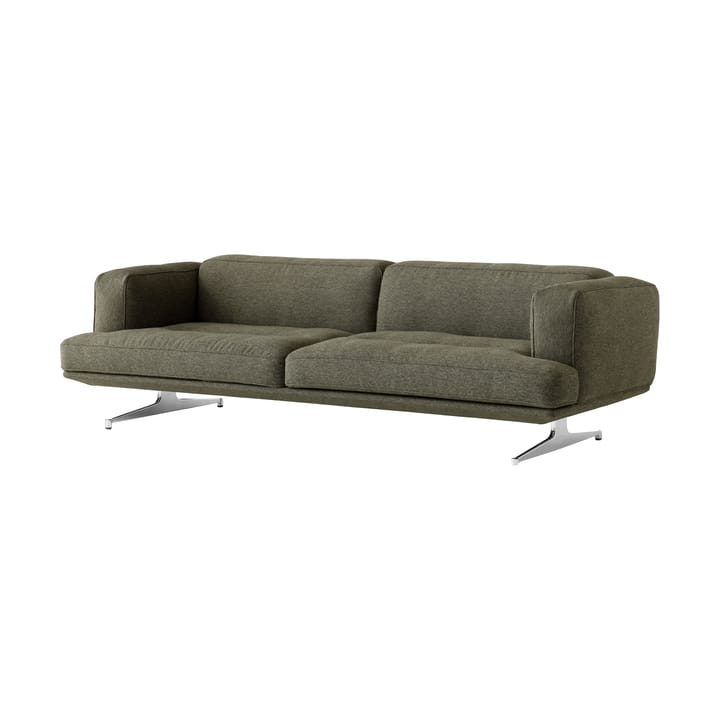 Inland AV23 3-Sitzer Sofa - Clay 0014-polished Aluminium - &Tradition